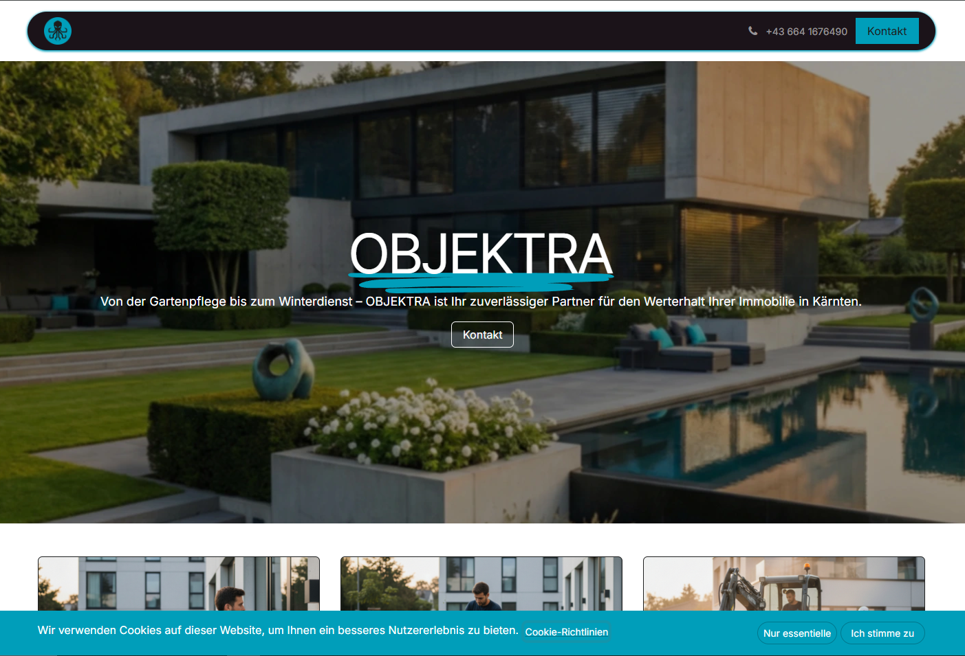 Responsives Webdesign & Website Erstellung auf Odoo-Basis für Unternehmen.