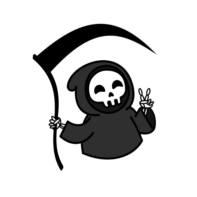Individuelle Illustration &amp; Tattoo-Style Maskottchen für Lazy Reaper Brewing.